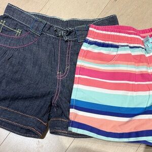 Girls 2 pairs of shorts